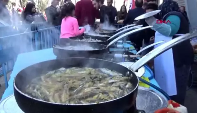 Bursa'da hamsi festivali yoğunluğu