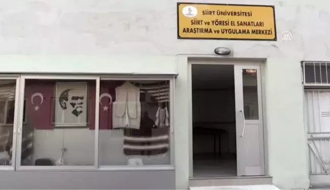 Tescilli Siirt battaniyesi ustaların elinde hayat buluyor