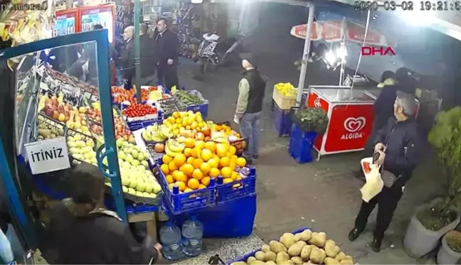 Güngören'de silahlı kavga anı güvenlik kamerasında