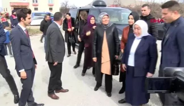 Malatya semiha yıldırım'dan malatya'daki depremzedelere ziyaret