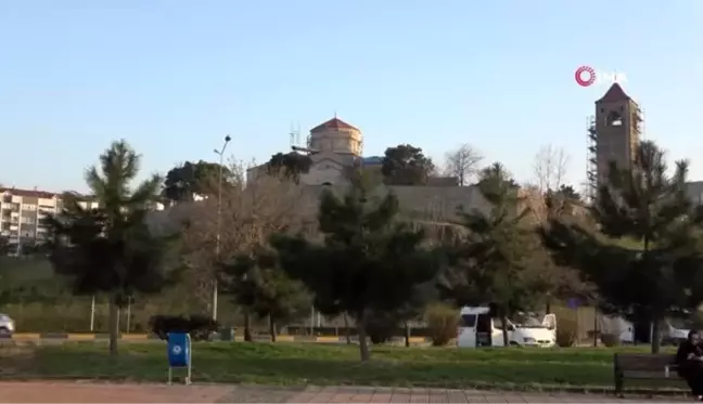 Ayasofya Camisi'nde restorasyon çalışmaları sürüyor