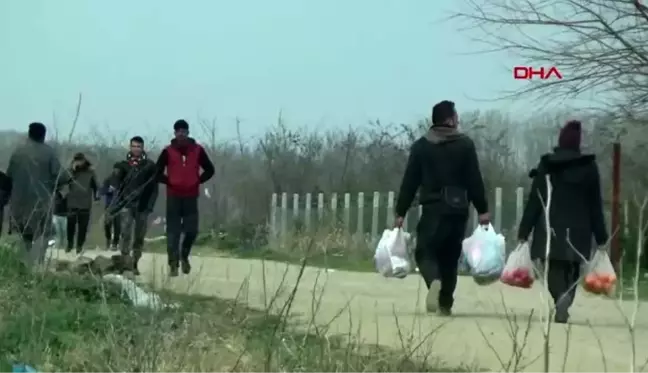 EDİRNE Yunanistan sınırda önlemleri artırıyor, göçmenlerin bekleyişi sürüyor