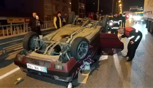 Samsun'da trafik kazası: 3 yaralı