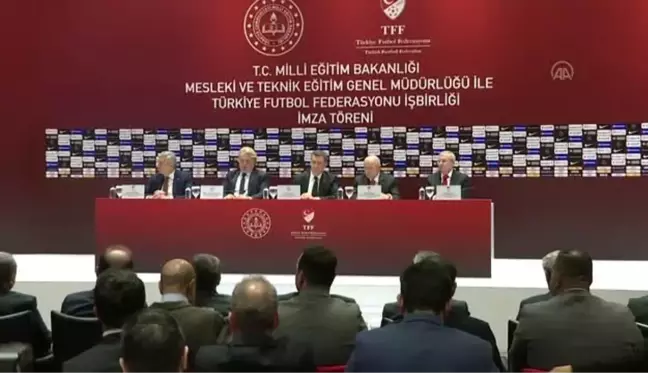 MEB ile TFF arasında TFF Hakem Meslek Lisesi protokolü imzalandı (1)