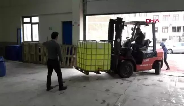 ERZURUM Doğu'nun dezenfektanı Erzurum Atatürk Mesleki Teknik Anadolu Lisesinden