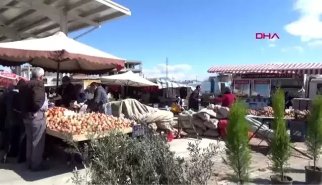 ANTALYA Pazarda patates ve soğana yoğun talep