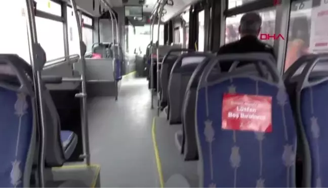 OTOBÜSTE KORONAVİRÜS ÖNLEMLERİ ALTINDA YOLCULUK