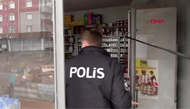 ERZURUM Polis, işlettiği bakkal dükkanından alıp, evine götürdü