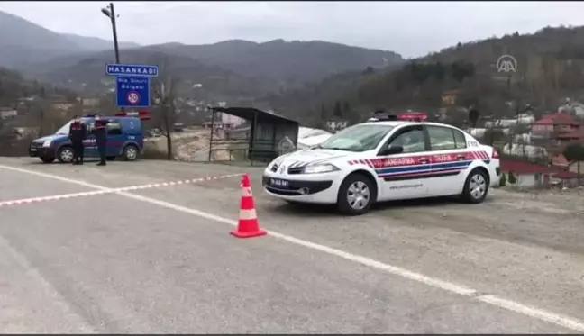 Hasankadı beldesi koronavirüs tedbirleri kapsamında karantinaya alındı