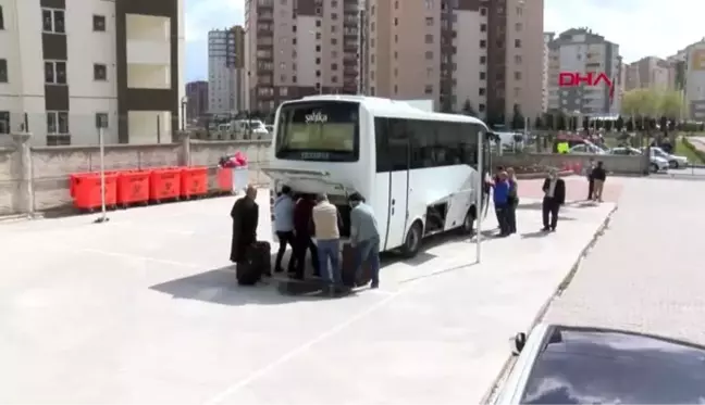 Kayseri'de umreden dönenler tahliye edildi