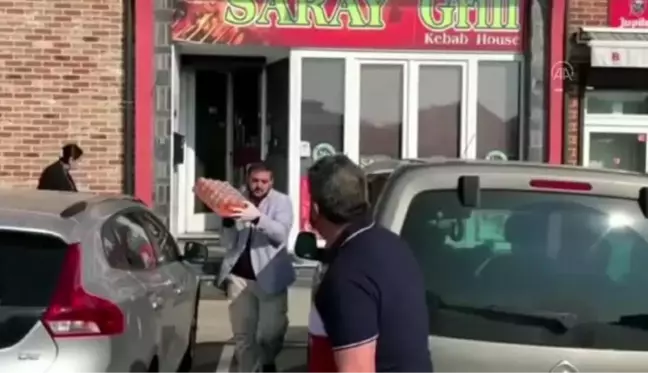 Uluslararası Demokratlar Birliği'nden Belçika'da maske ve gıda yardımı