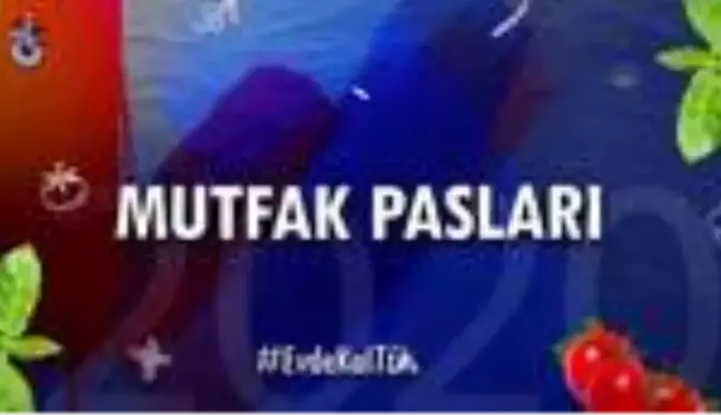 Trabzonsporlu futbolcu Hüseyin Türkmen yemek yaparak 'Evde kal' çağrısında bulundu