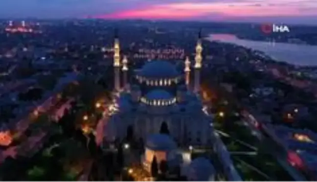 Süleymaniye Camisi'nde gün batımı hayran bıraktı