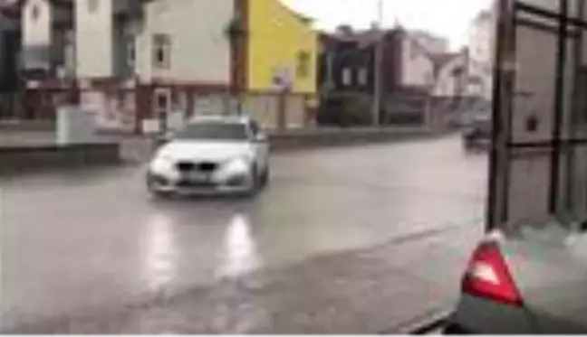 Kastamonu'da dolu ve sağanak