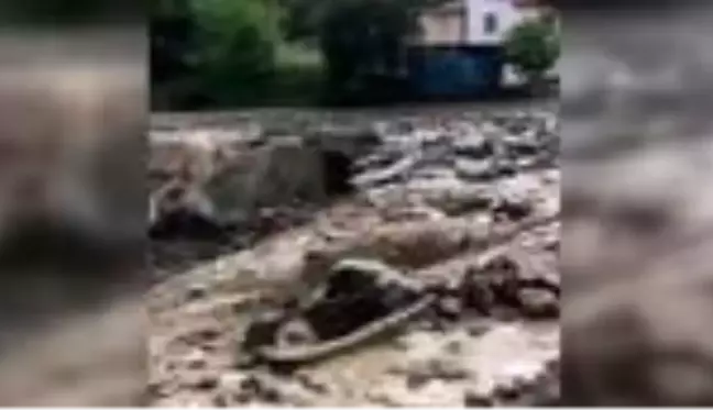 Sağanak nedeniyle kapanan köy yolları ulaşıma açıldı