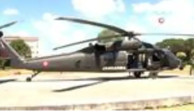 Jandarma Şile'de helikopter destekli denetimlerini sürdürdü