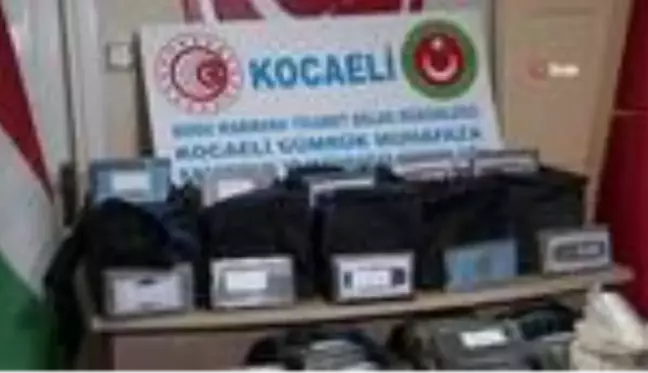 Kocaeli'de ele geçirilen 540 kilo kokain görüntülendi