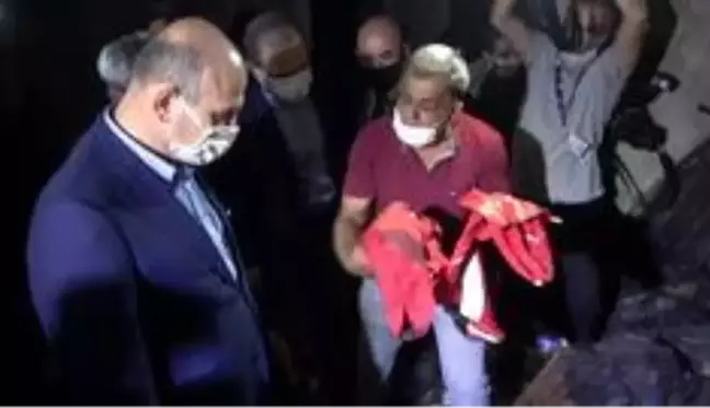 Hatay yangınında tüm ev yandı, bir tek Türk bayrağı zarar görmedi