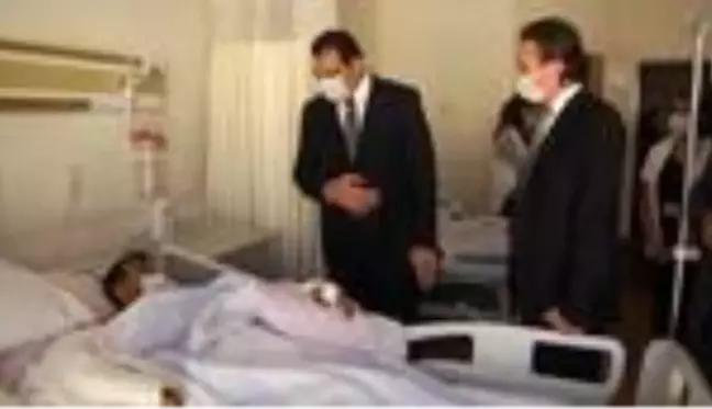 Son dakika! AK Partili Yavuz, trafik kazasında yaralanan Yunus polislerini hastanede ziyaret etti
