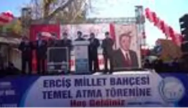 Erciş'te Millet Bahçesi'nin temel atma töreni gerçekleştirildi