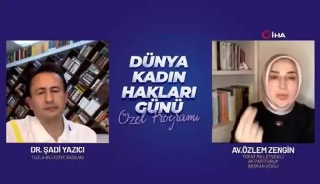 Tuzla Belediye Başkanı Dr. Şadi Yazıcı'nın canlı yayın konuğu Av. Özlem Zengin oldu