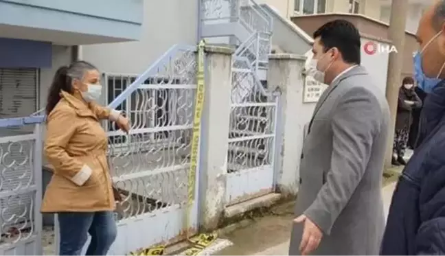Son dakika haberi... Altıeylül Belediye Başkanı, patlamanın yaşandığı binada incelemelerde bulundu