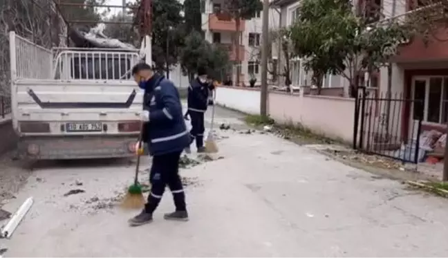 BALIKESİR - Doğal gaz patlaması sonucu 9 dairede hasar oluştu