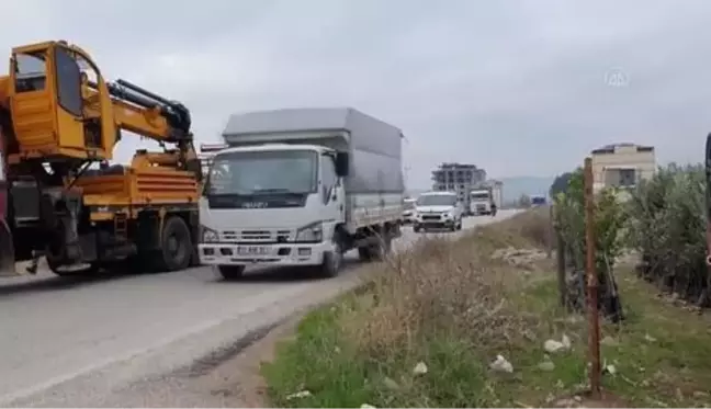 Hassa'da şarampole yuvarlanan otomobilin sürücüsü yaralandı