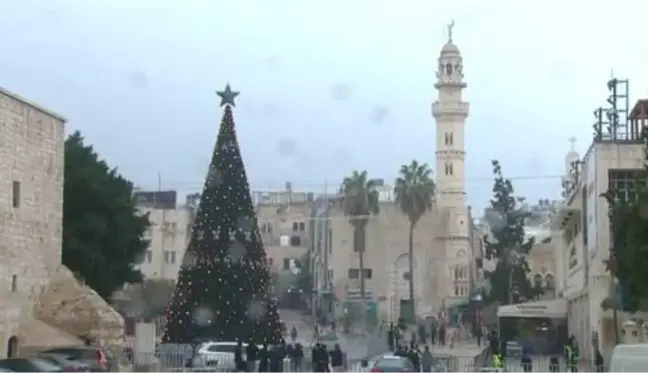 Beytüllahim'de Noel kutlamaları Kovid-19 önlemleri altında başladı