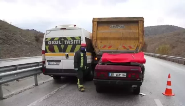 Son dakika haber! Zincirleme trafik kazasında 1 kişi yaralandı