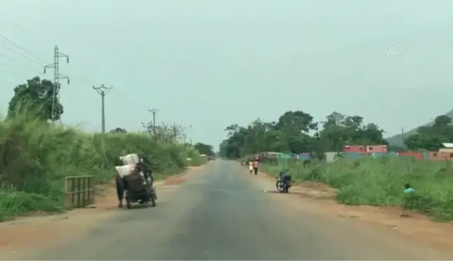 Orta Afrika Cumhuriyeti'ndeki Fulani kabilesi çobanları