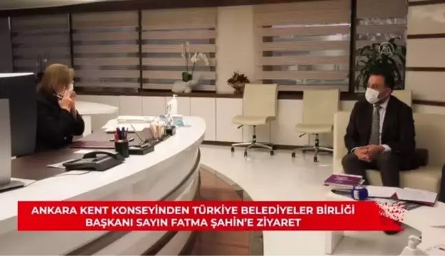 Ankara Kent Konseyinden Türkiye Belediyeler Birliğine ziyaret