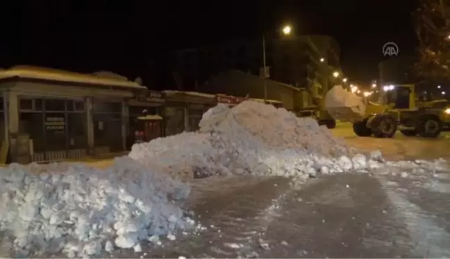 Ahlat Belediyesinden karla mücadele çalışması