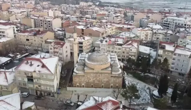 (Drone) Hayrabolu'da kar yağışı etkisini yitirdi