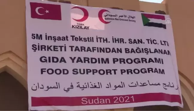 Türk Kızılay'dan Sudan'daki ihtiyaç sahiplerine gıda yardımı