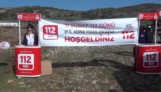 112 fidan toprakla buluştu