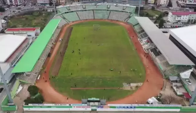 Giresun Atatürk Stadı spor müsabakalarına veda etti