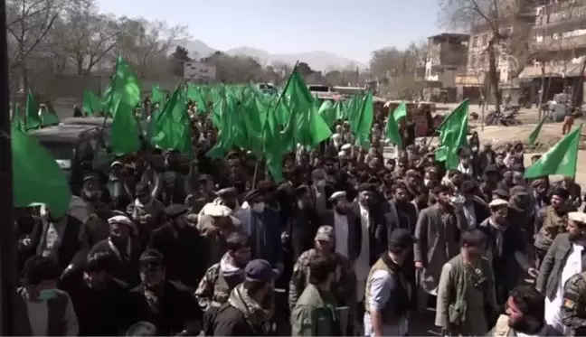 Son dakika haber! Hizb-i İslami taraftarları hükümeti protesto etti