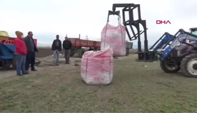 AFYONKARAHİSAR Sandıklı'da patates ekimi başladı