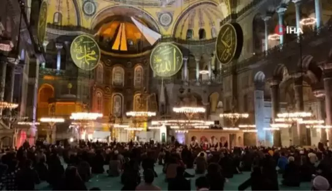 Ayasofya'da Mi'raciye okundu