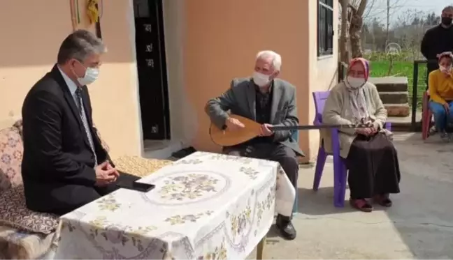 Vali Erdinç Yılmaz Aşık Feymani'yi ziyaret etti