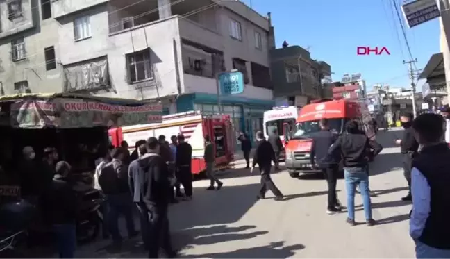 ADANA Yangında, çocuklarının evde mahsur kaldığını zanneden anne, büyük korku yaşadı