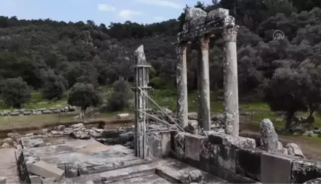 Zeus Tapınağı yapılan çalışmalarla eski ihtişamına kavuşturulacak