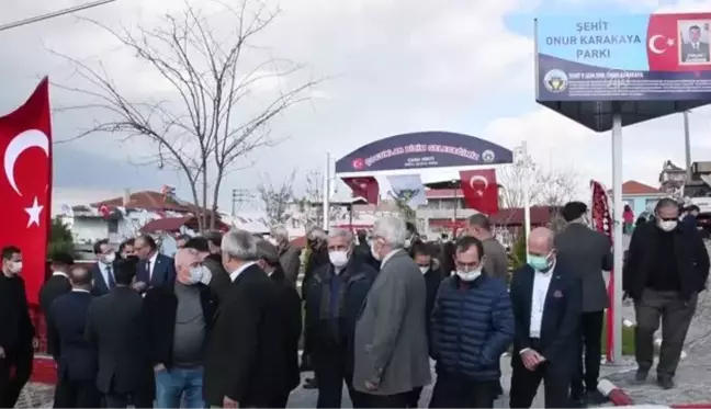 Son dakika haberleri | Şehit Onur Karakaya'nın adının verildiği park açıldı