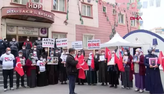 DİYARBAKIR Evlat nöbetindeki baba: Çocuklar gelene kadar buradan gitmeyeceğiz