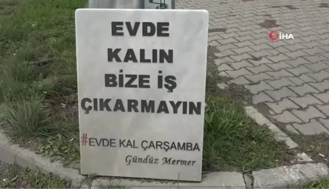 Artan vakalardan sonra mezar taşı ile tekrar çağrı yaptı: 