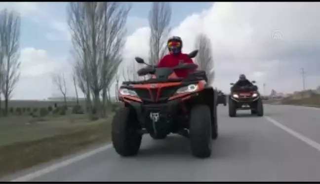 AFYONKARAHİSAR - ATV ve UTV tutkunları, Frigya'yı gezdi