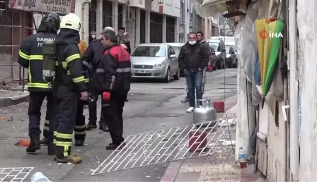 Tüpten sızan gaz bomba gibi patladı, mahalle ayağa kalktı