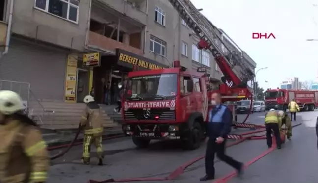 Son dakika haber... BAŞAKŞEHİR'DE TEKSTİL ATÖLYESİNDE YANGIN -2