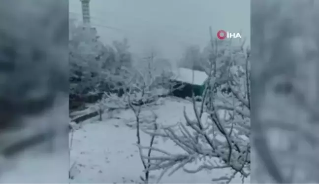 Karabük Nisan ayında yeniden beyaz örtüyle kaplandı